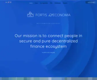 Fortisoeconomia.com(Perpetual motion machine of DeFi) Screenshot