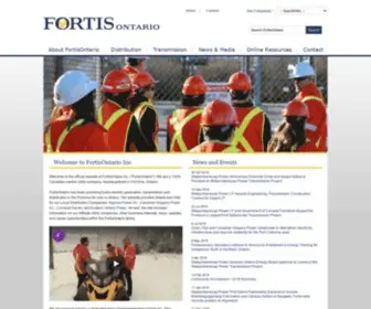 Fortisontario.com(FortisOntario Inc) Screenshot