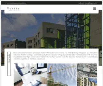 Fortis.vegas(Las Vegas Commercial Real Estate) Screenshot