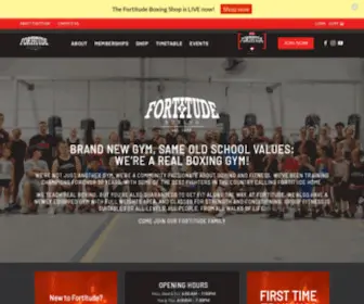 Fortitudeboxing.com.au(Fortitude Boxing Gym) Screenshot