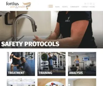 Fortiussport.com(Fortius Sport & Health) Screenshot