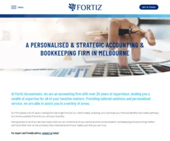 Fortizaccountants.com.au(Melbourne Accounting & Bookkeeping Services) Screenshot