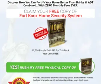 Fortknoxhomesecuritysystem.com(Fort Knox) Screenshot