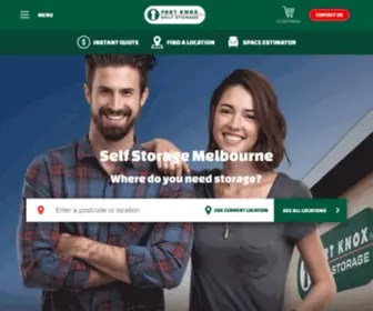 Fortknoxselfstorage.com.au(Self Storage Melbourne) Screenshot