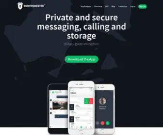 Fortknoxster.com(Private and secure messaging) Screenshot