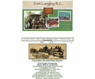 Fortlangleyvillage.com(Fort Langley Village) Screenshot