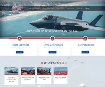 Fortlauderdaleairshow.com(2021 Fort Lauderdale Air Show) Screenshot