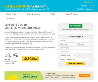 Fortlauderdalecruises.com(Fort Lauderdale Cruises) Screenshot