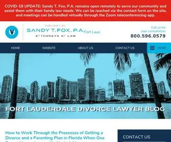 Fortlauderdaledivorcelawyerblog.com(Published by Fort Lauderdale) Screenshot