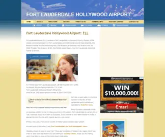 Fortlauderdalehollywoodairport.com(Fort Lauderdale Hollywood Airport) Screenshot