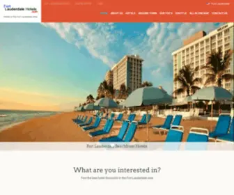 Fortlauderdalehotels.com Screenshot