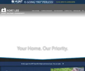 Fortleefamilyhousing.com(Rental Homes) Screenshot