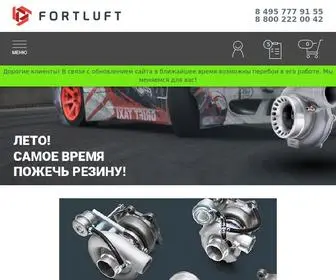 Fortluft.ru(Купить автозапчасти по выгодным ценам в каталоге интернет) Screenshot