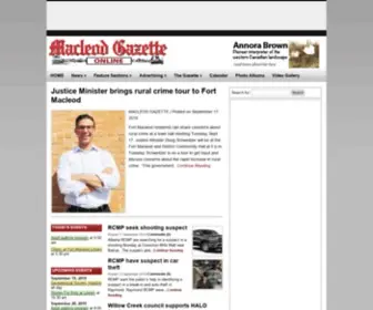 Fortmacleodgazette.com(Fort Macleod Gazette ^) Screenshot