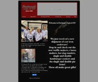 Fortmanrv.com(Fortman's Auto & RV) Screenshot