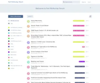 Fortmc.ca(Fort McMurray Forum) Screenshot