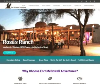 FortmCDowelladventures.com(Fort McDowell Adventures) Screenshot