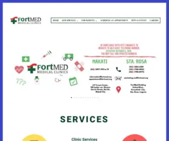 Fortmed.org(FortMED Clinics) Screenshot