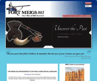 Fortmeigs.org(Ohio's War of 1812 Battlefield) Screenshot