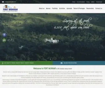 Fortmunnar.com(Fort Munnar) Screenshot