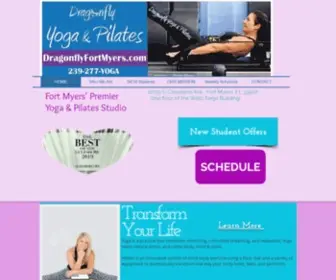 Fortmyersyogapilates.com(Dragonfly Yoga & Pilates) Screenshot