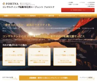 Fortna.co.jp(ハイクラス転職のフォルトナ) Screenshot