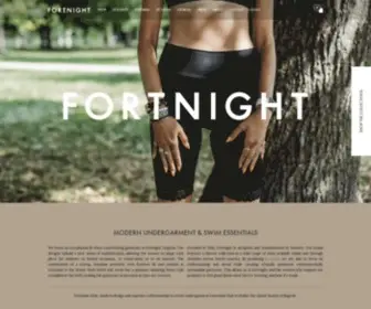 Fortnightlingerie.com(Every Fortnight garment) Screenshot