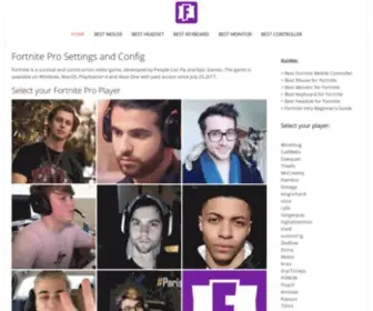 Fortniteconfig.com(Everything you should know about fortnite pro players (in) Screenshot