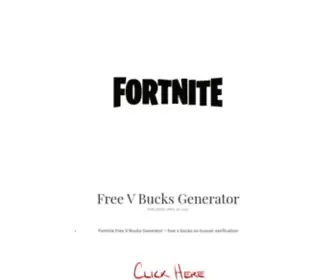 FortnitefreevBucks.live(FortnitefreevBucks live) Screenshot