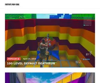 Fortnitemapcode.com(Creative Maps Code) Screenshot