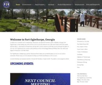 Fortogov.com(City of Fort Oglethorpe Official Site) Screenshot