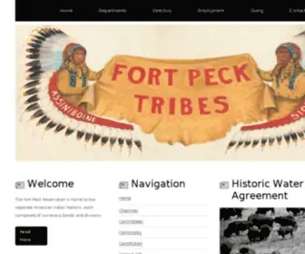 Fortpecktribes.org(Fort Peck Tribes) Screenshot