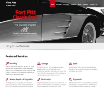 Fortpittclassiccars.com(Classic car restoration) Screenshot