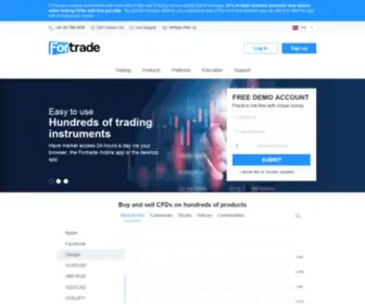 Fortrade.com(Advanced online currency & trading platforms) Screenshot