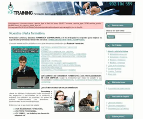 Fortraining.es(Nuestra oferta formativa) Screenshot