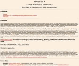 Fortran-2000.com(Fortran 90) Screenshot