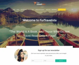 Fortravelista.com(ForTravelista Travel Blog) Screenshot