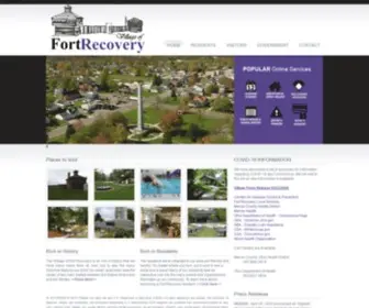 Fortrecovery.org(Village of Fort Recovery) Screenshot