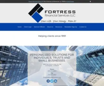 Fortress-LLC.com(Herman nainkin a financial advisor with two associations) Screenshot