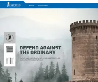 Fortressbp.com(Fortress Building Products) Screenshot