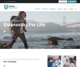 Fortressdiagnostics.com(Fortress Diagnostics is a multi award) Screenshot
