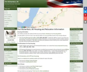 Fortrichardsonhousing.com(Fort Richardson) Screenshot