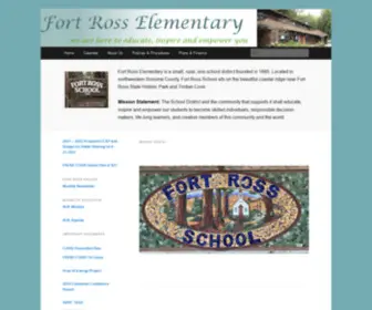 Fortrossschool.org(Fort Ross Elementary) Screenshot