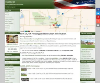 Fortsillhousing.com(Fort Sill) Screenshot