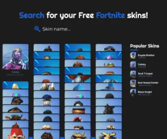Fortskins.com(FortSkins) Screenshot