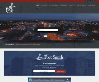 Fortsmithar.gov(City of Fort Smith) Screenshot