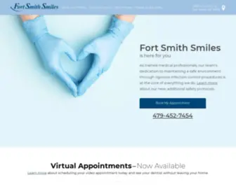 Fortsmithsmiles.com(Fort Smith Smiles) Screenshot