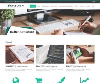 Fortuity.sk(Úvod) Screenshot