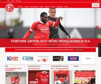 Fortuna-Duesseldorf.de(Fortuna D) Screenshot