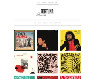 Fortuna-Records.com(Fortuna Records) Screenshot